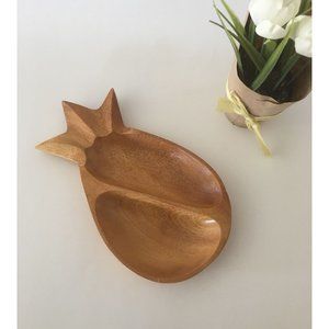 Monkey Pod Pineapple Wood Tray